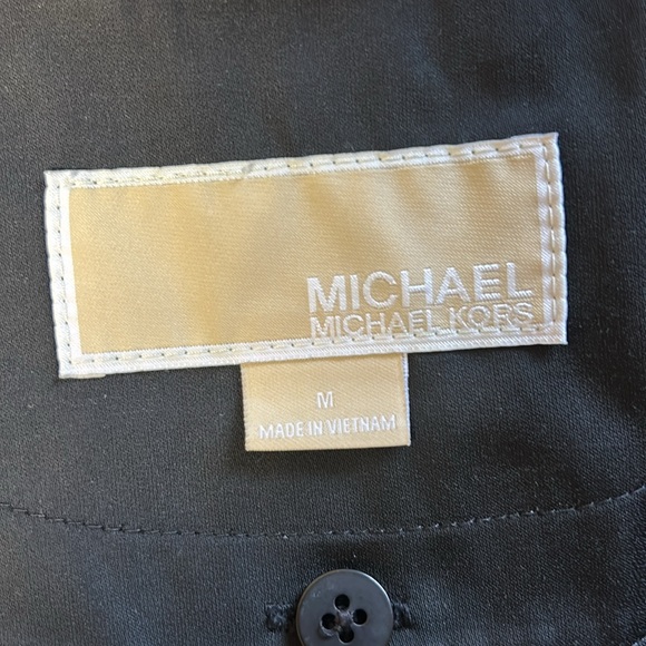 Michael Kors Single Breasted Black Trench Coat - Picture 8 of 11